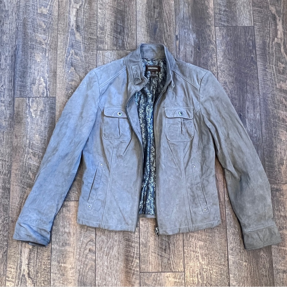 Danier Gray Suede Jacket